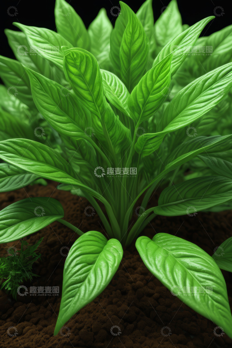 高清大图下载【趣麦麦图】绿色植物特写