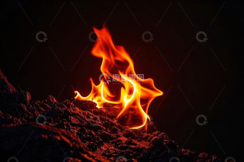 高清大图下载【趣麦麦图】燃烧火焰特写