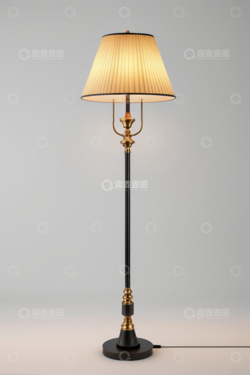 高清大图下载【趣麦麦图】复古风格落地灯家居照明素材
