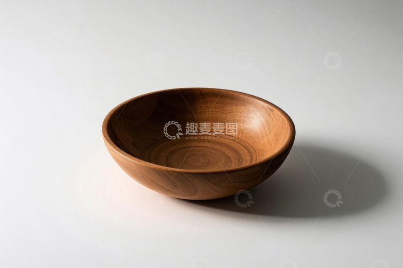 高清大图下载【趣麦麦图】木质碗特写静物素材
