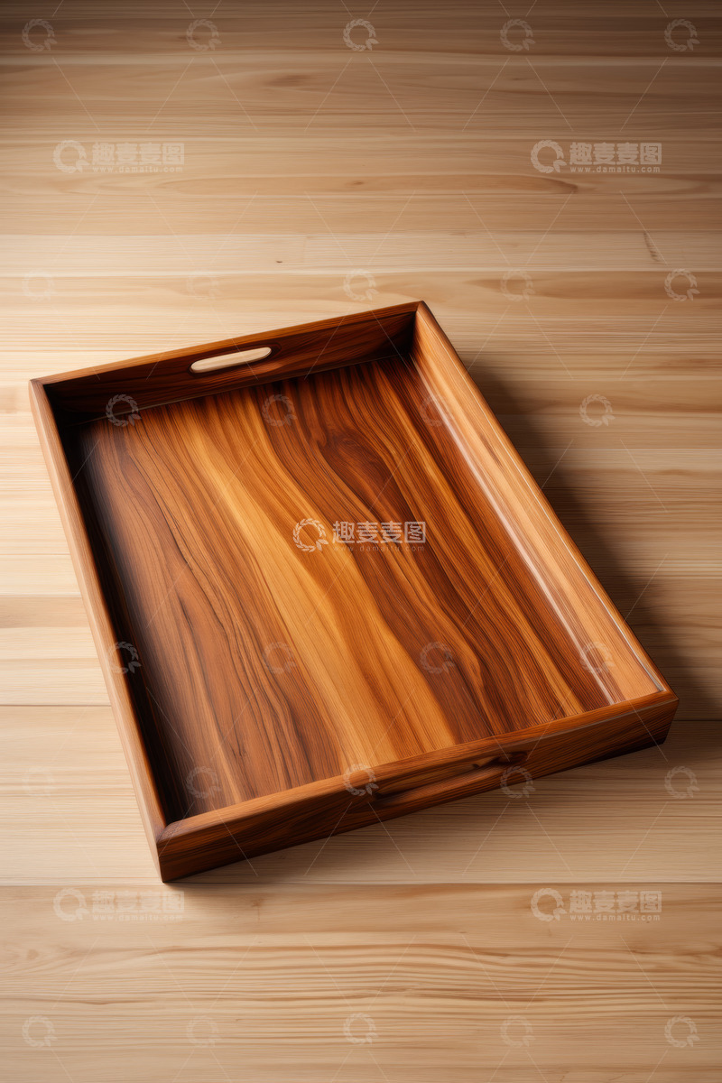 高清大图下载【趣麦麦图】木质托盘放置于木地板上