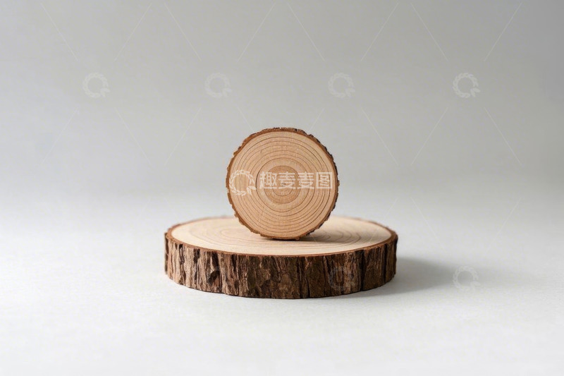 高清大图下载【趣麦麦图】木片截面纹理特写素材