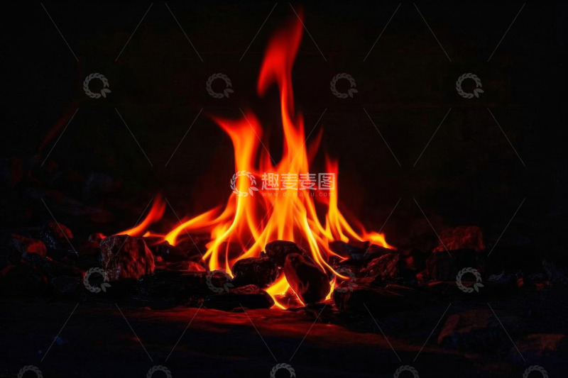 高清大图下载【趣麦麦图】燃烧火焰特写