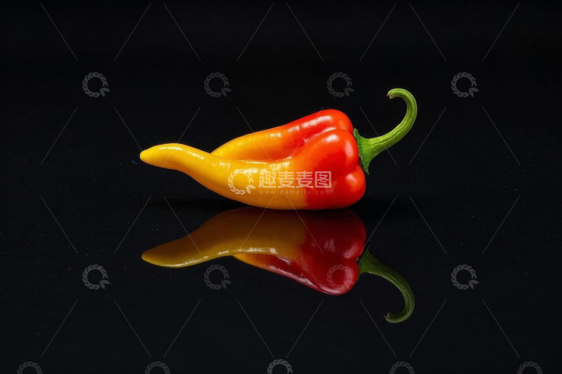 高清大图下载【趣麦麦图】彩色辣椒静物特写