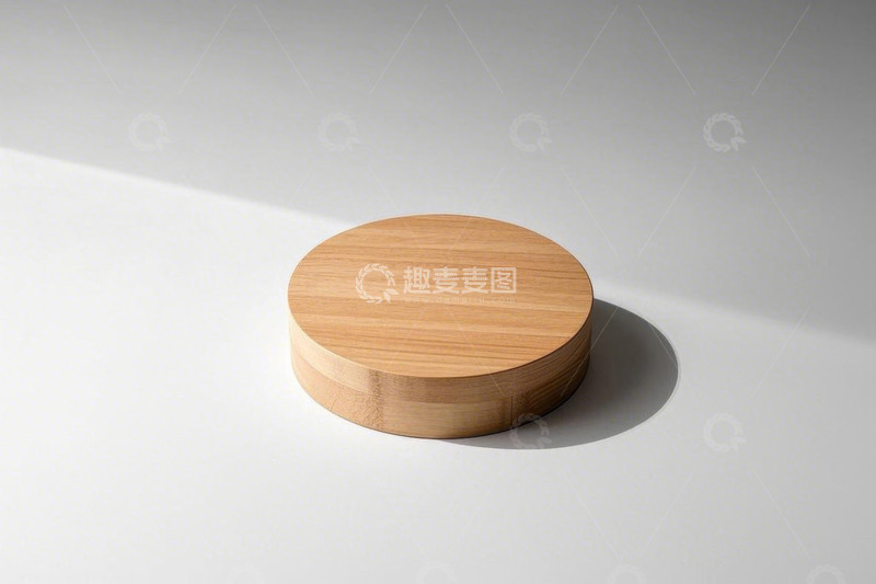 高清大图下载【趣麦麦图】圆形木质物件特写