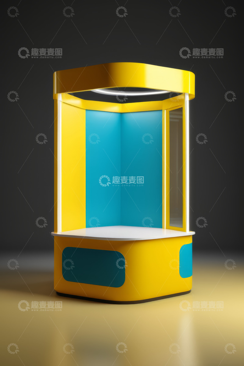 高清大图下载【趣麦麦图】现代时尚促销展示柜台