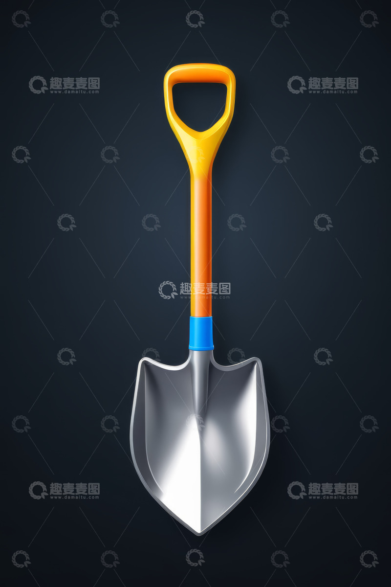 高清大图下载【趣麦麦图】金属材质园艺铲工具
