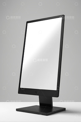 立式空白屏幕展示设备