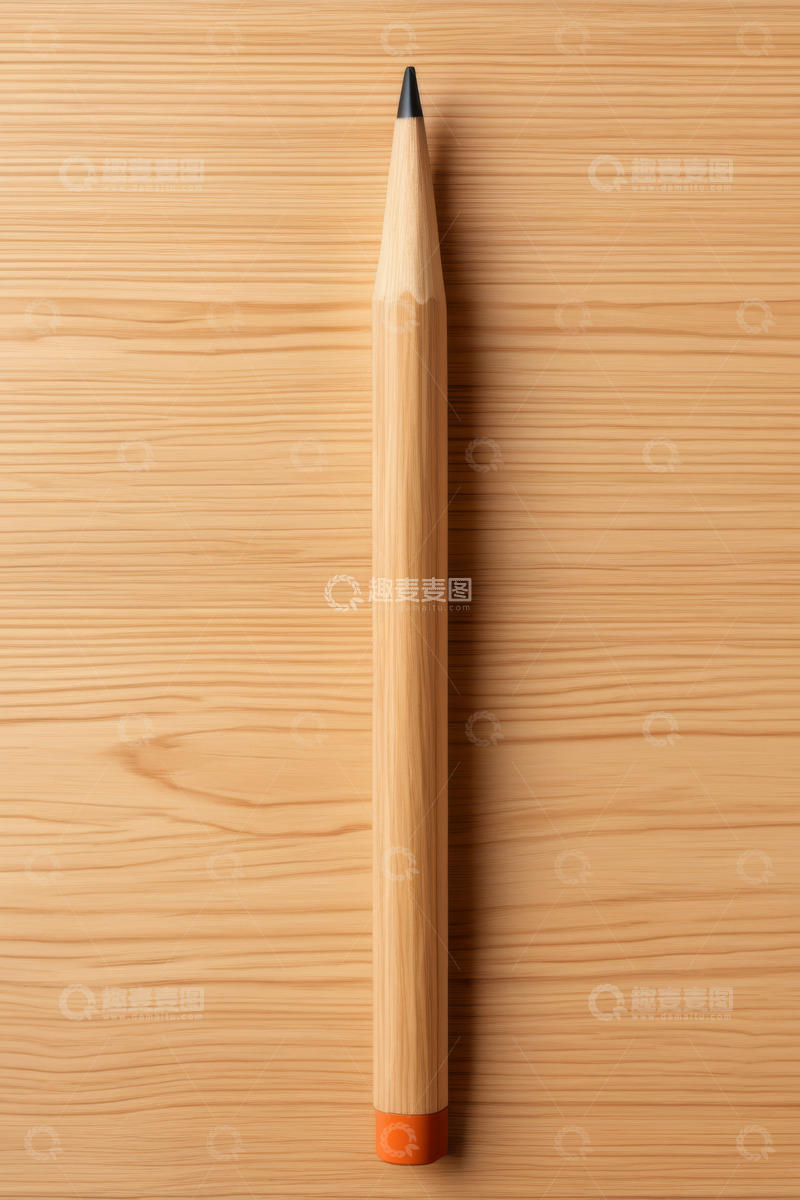 高清大图下载【趣麦麦图】木质桌面上的铅笔特写