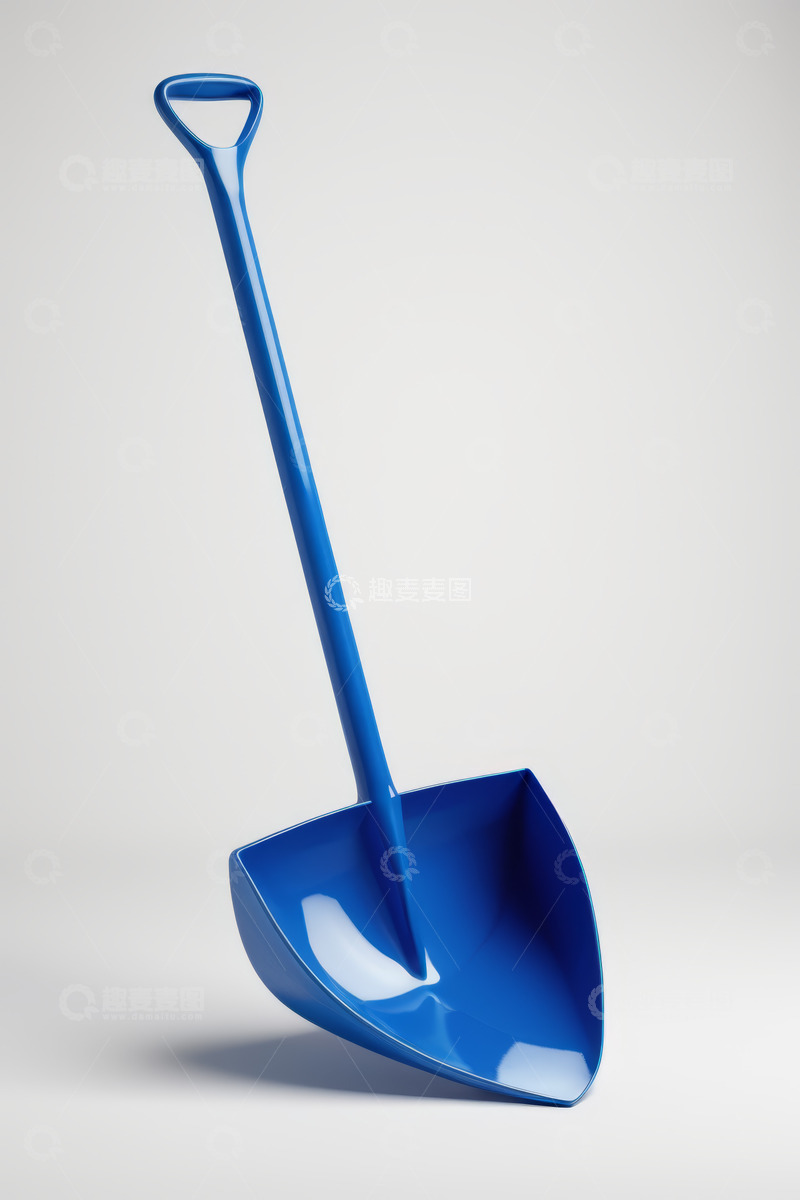 高清大图下载【趣麦麦图】蓝色金属铲子静物特写