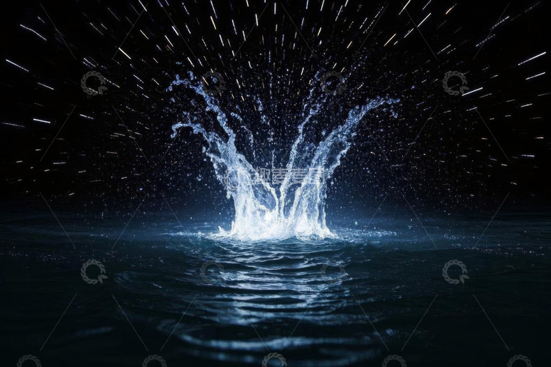 高清大图下载【趣麦麦图】水花飞溅的动态场景