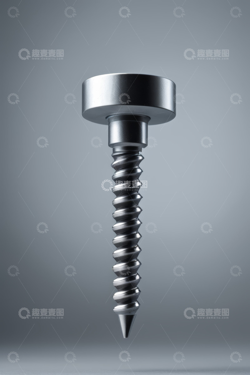 高清大图下载【趣麦麦图】金属螺栓特写