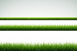 不同视角绿色草地素材