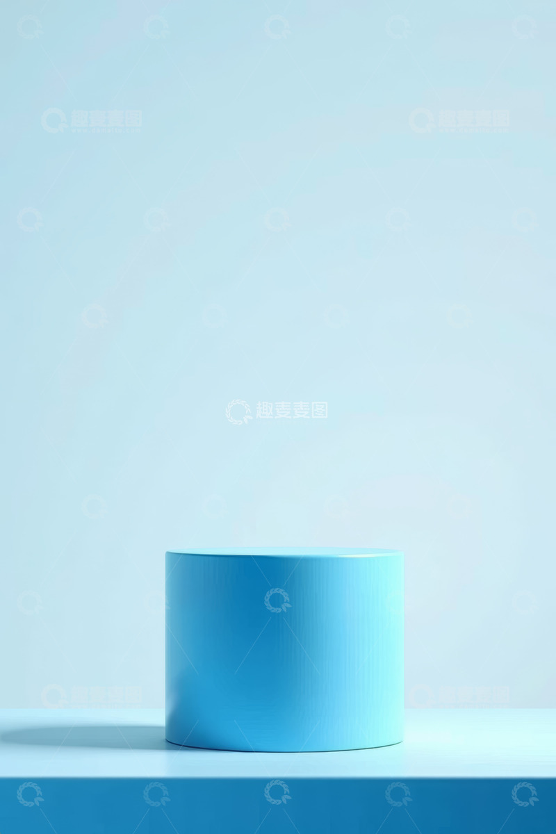 高清大图下载【趣麦麦图】白色简约产品展示台背景