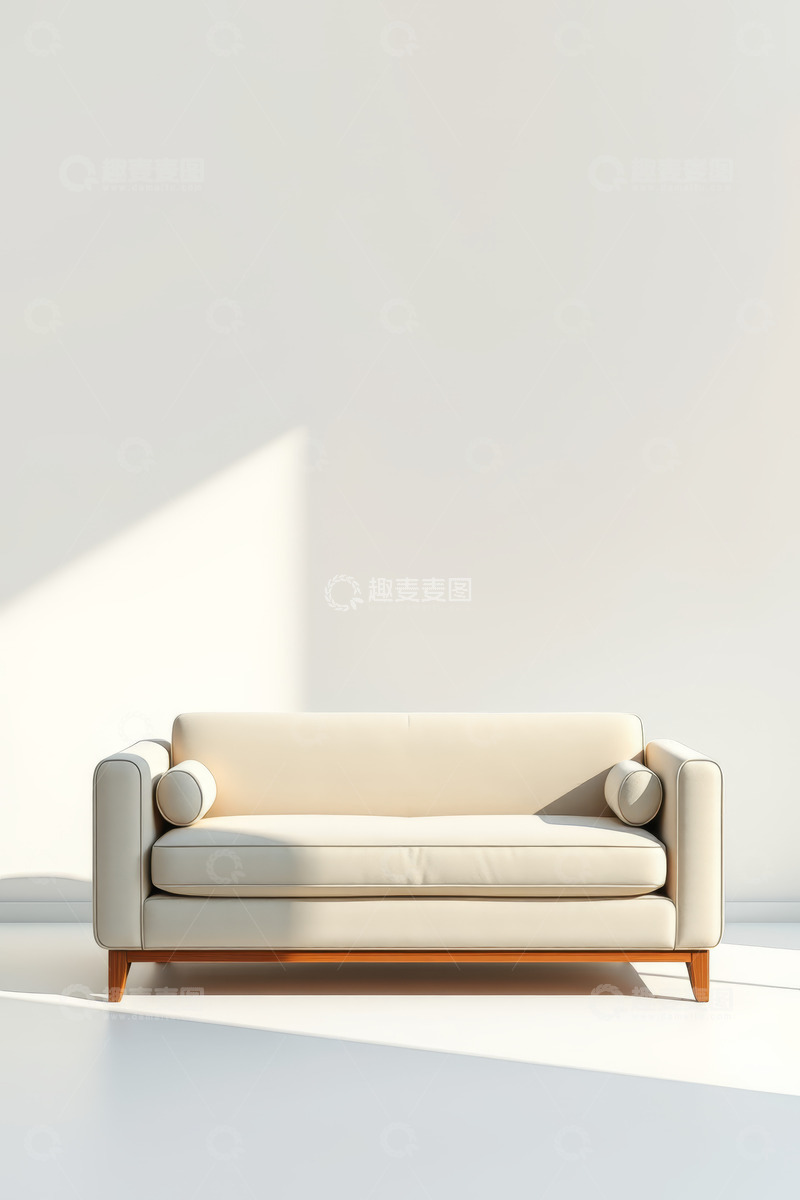 高清大图下载【趣麦麦图】黄色背景前的现代办公椅