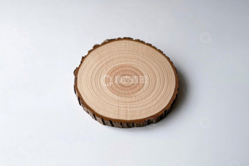 高清大图下载【趣麦麦图】圆木横截面纹理特写