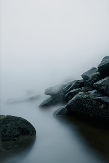 蓝色粒子抽象背景素材