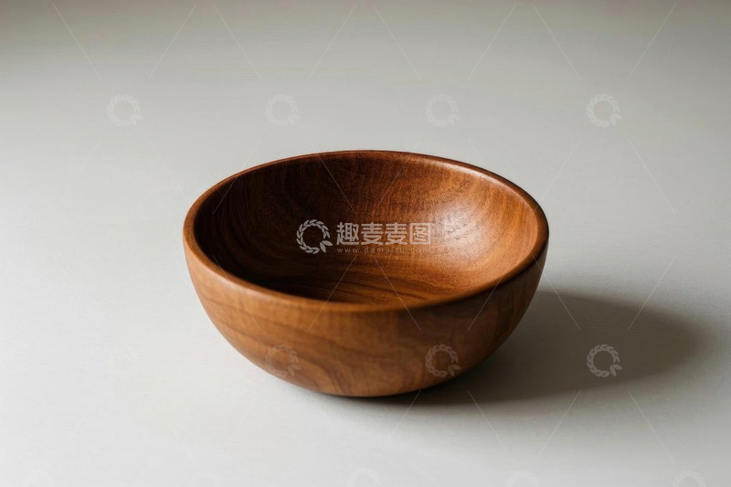 高清大图下载【趣麦麦图】木质碗特写静物素材