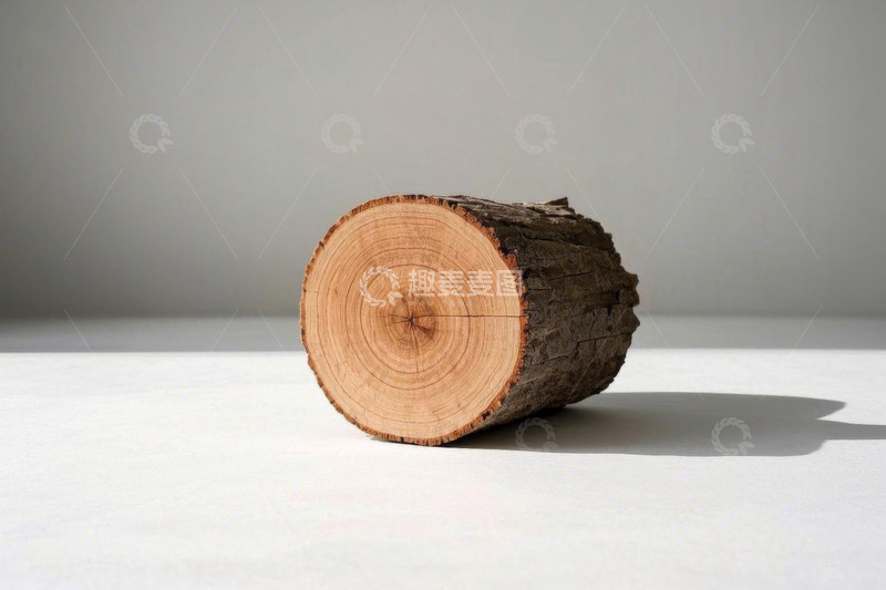 高清大图下载【趣麦麦图】圆柱形原木特写