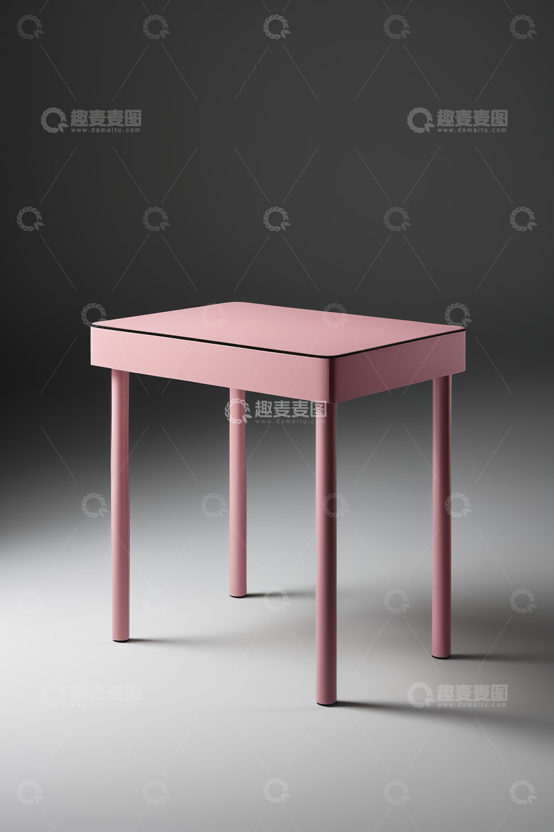 高清大图下载【趣麦麦图】粉色现代简约风格桌子