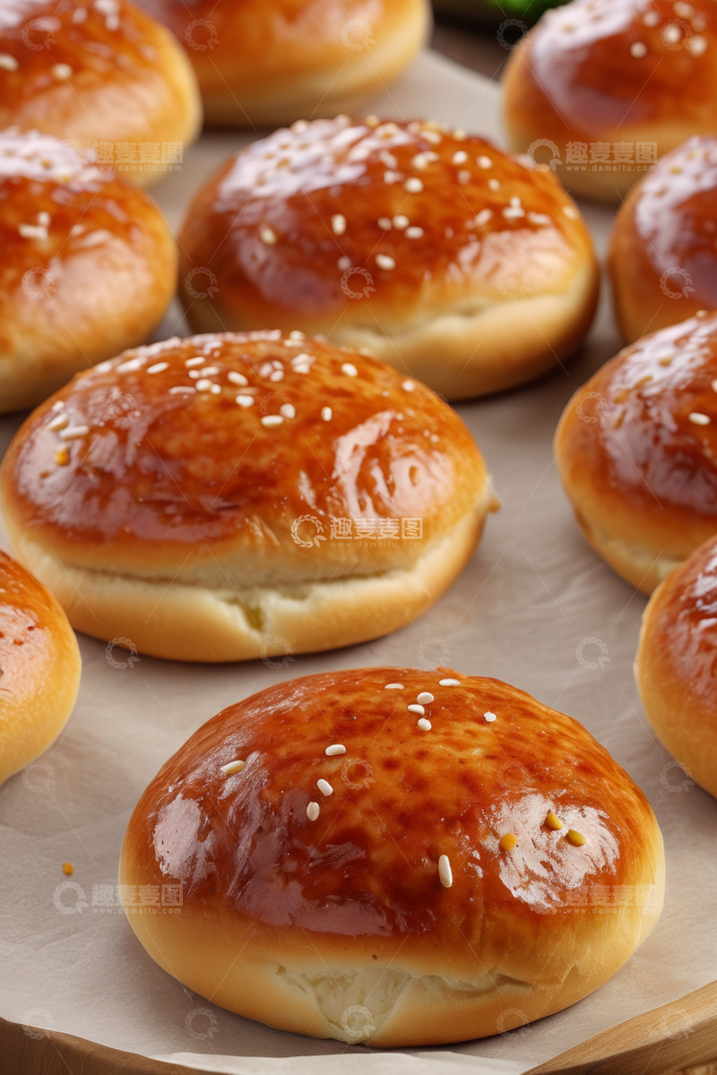 高清大图下载【趣麦麦图】美味烘焙面包特写