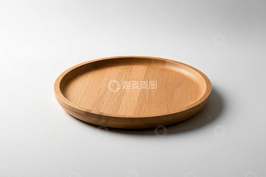 木质圆盘特写静物素材