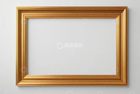 金色相框装饰图