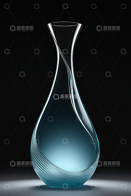 透明玻璃花瓶静物素材