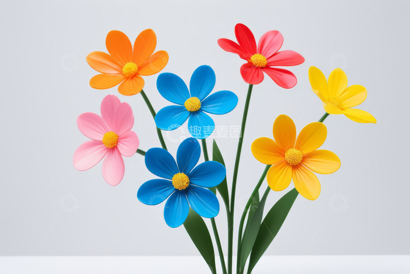 高清大图下载【趣麦麦图】多彩花朵特写