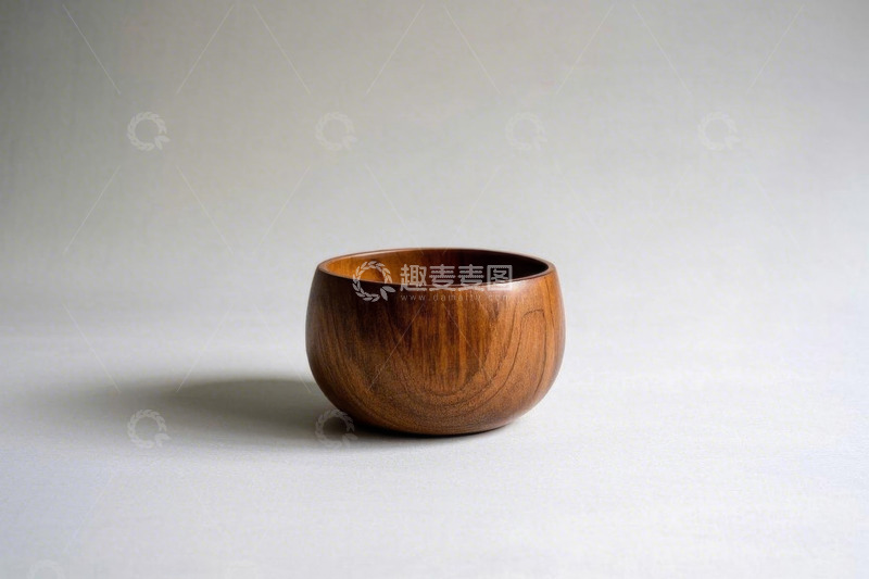 高清大图下载【趣麦麦图】木质碗特写静物素材