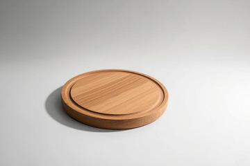 圆形木质托盘静物展示
