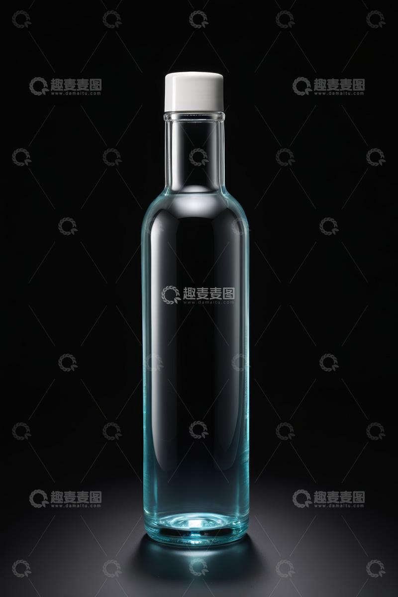高清大图下载【趣麦麦图】透明玻璃瓶装液体静物素材