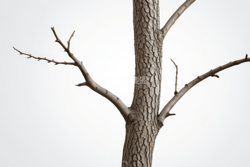 高清大图下载【趣麦麦图】光秃树干特写