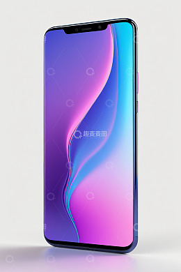 现代智能手机展示