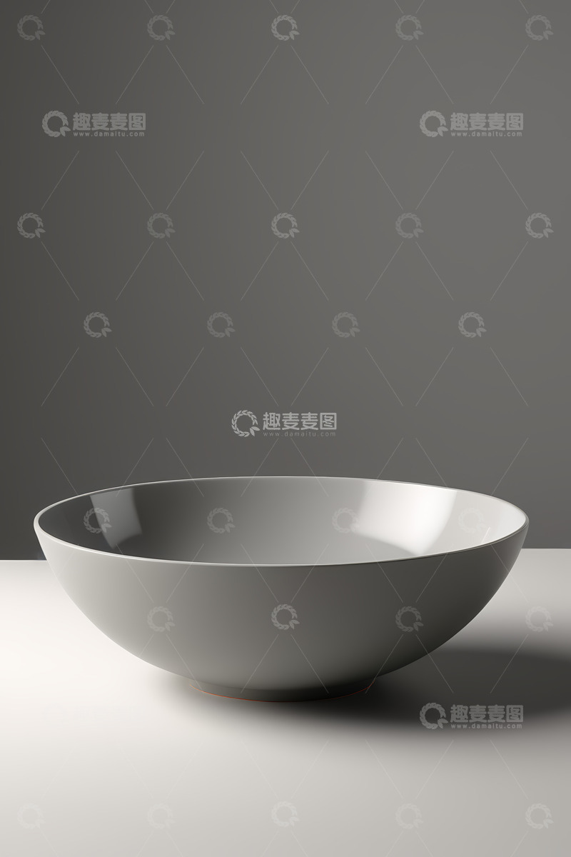 高清大图下载【趣麦麦图】白色空碗静物摄影