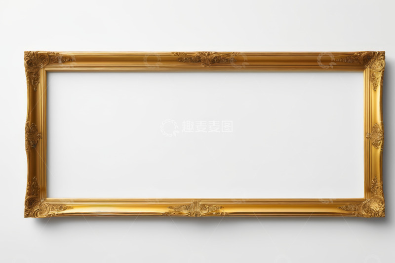 高清大图下载【趣麦麦图】金色装饰画框