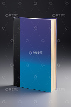 渐变色封面精装书籍展示