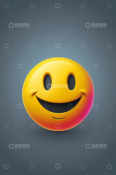 黄色笑脸表情符号
