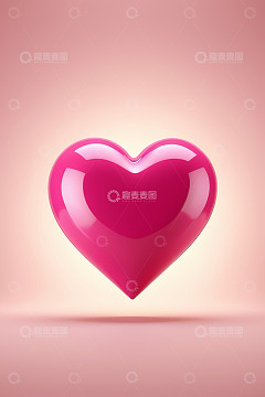 粉色心形图案