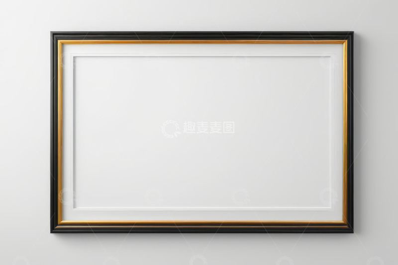 高清大图下载【趣麦麦图】墙上装饰画框空白素材
