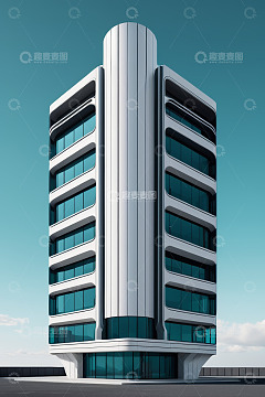 现代风格高楼建筑外观