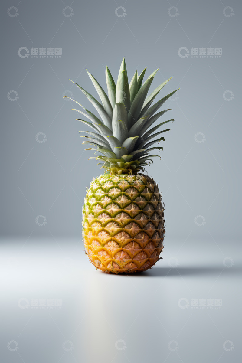 高清大图下载【趣麦麦图】单个菠萝特写