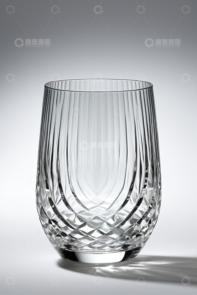 高清大图下载【趣麦麦图】透明玻璃高脚杯特写