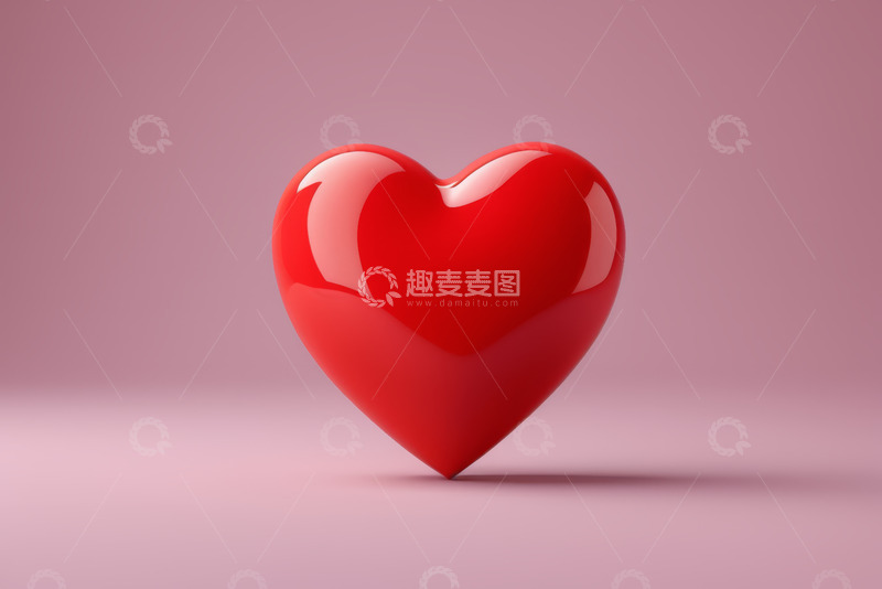 高清大图下载【趣麦麦图】红色爱心特写