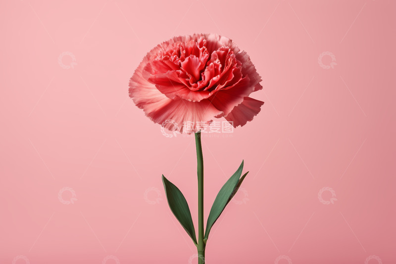 高清大图下载【趣麦麦图】粉红色康乃馨特写