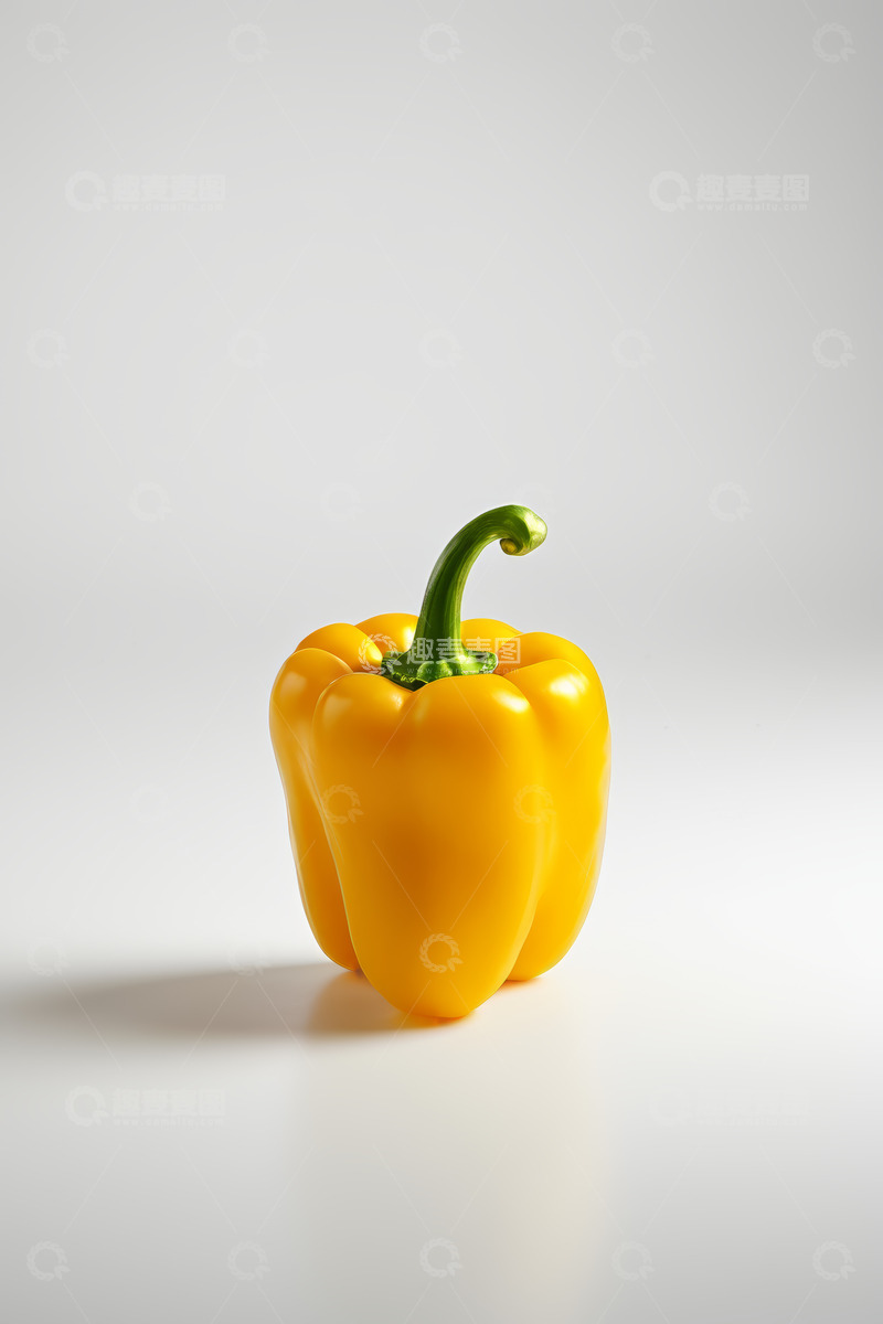 高清大图下载【趣麦麦图】黄色甜椒静物特写