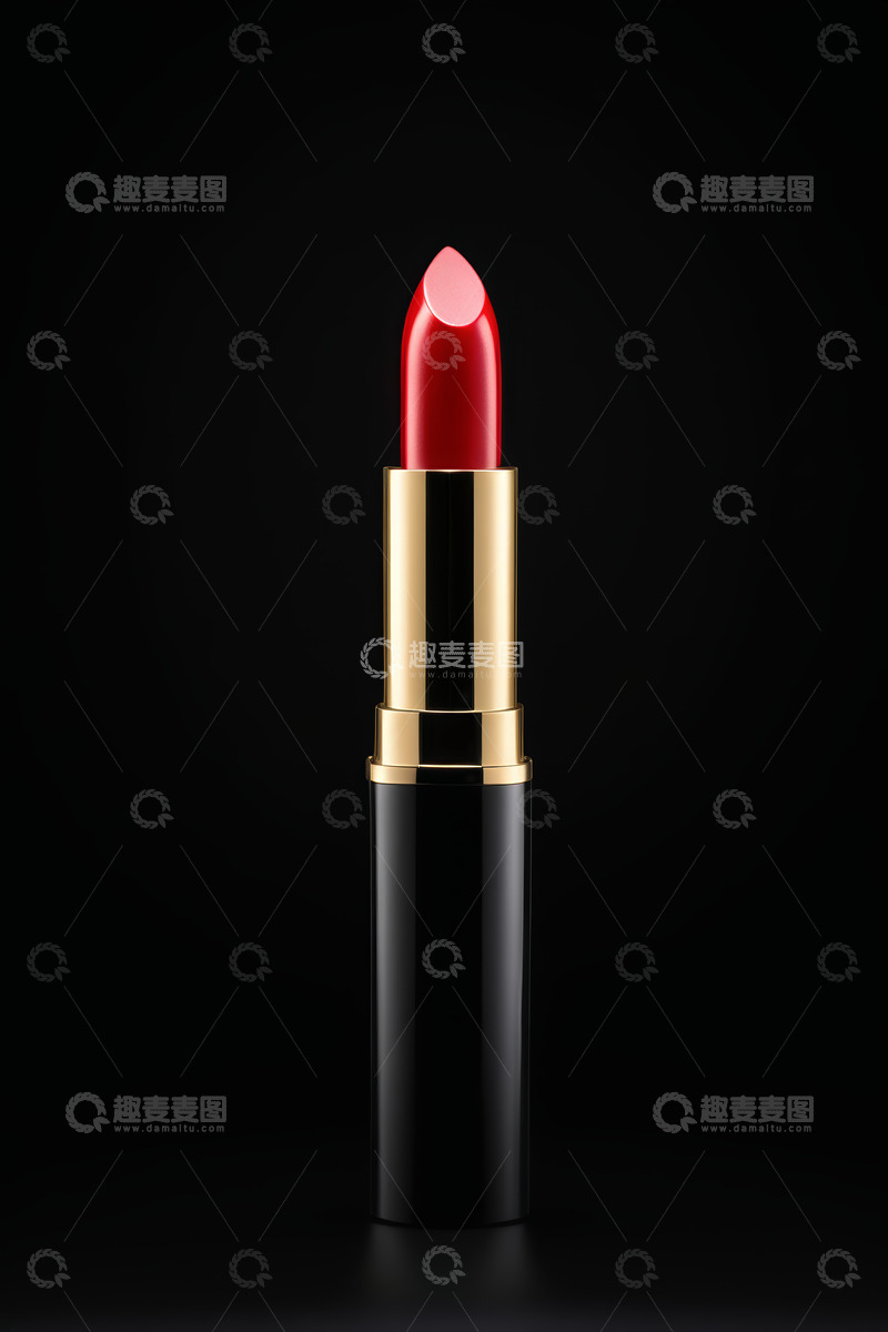 高清大图下载【趣麦麦图】红色口红特写