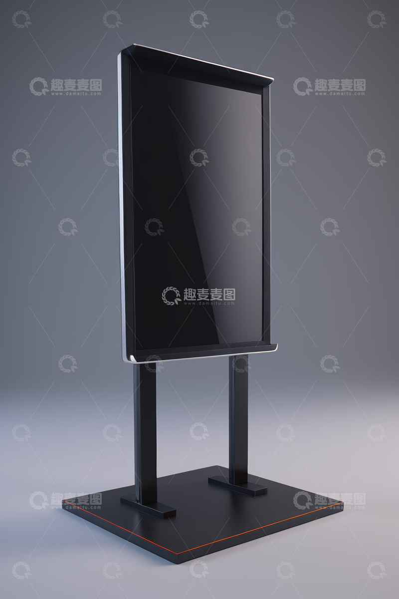 高清大图下载【趣麦麦图】立式显示屏现代展示设备