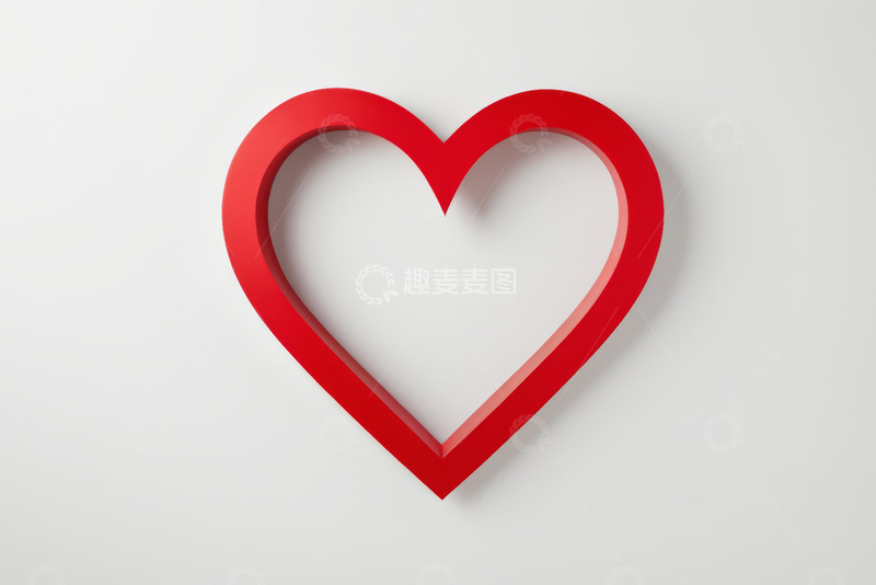 高清大图下载【趣麦麦图】红色心形符号背景