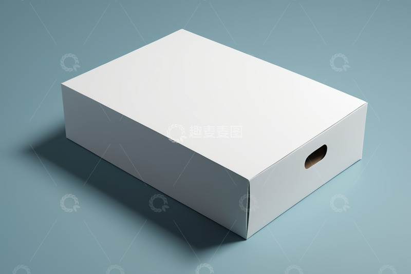 高清大图下载【趣麦麦图】白色盒子产品展示素材